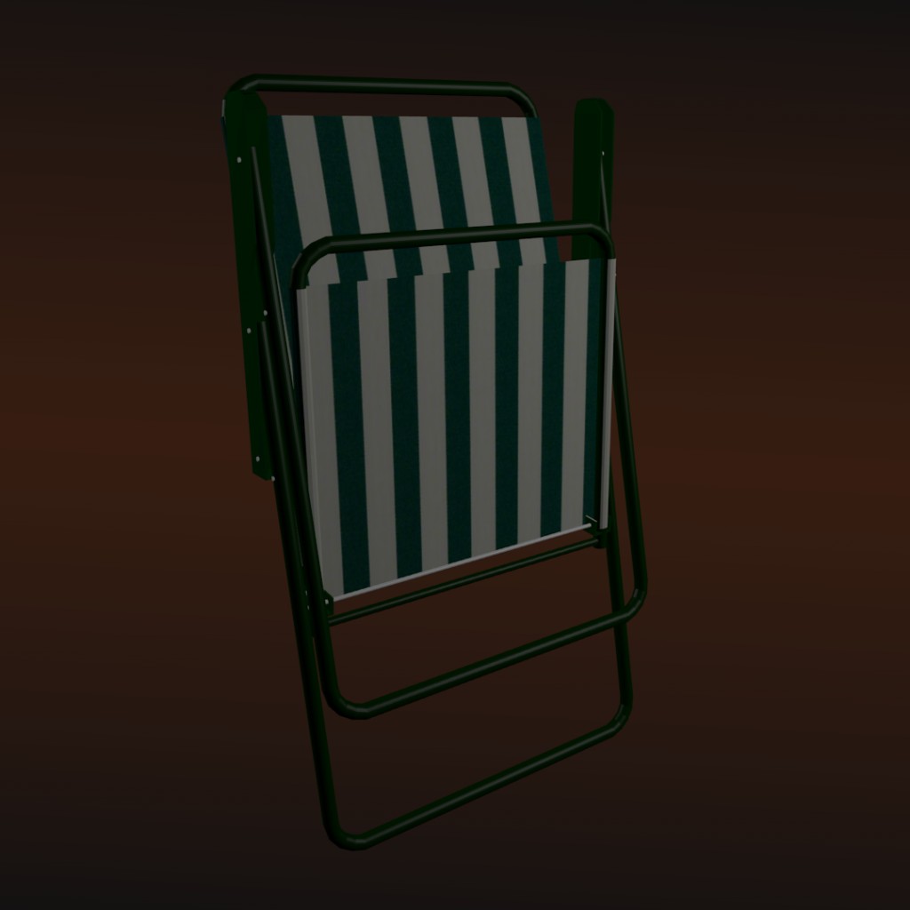 Deck Chair - Rigged and Foldable preview image 2
